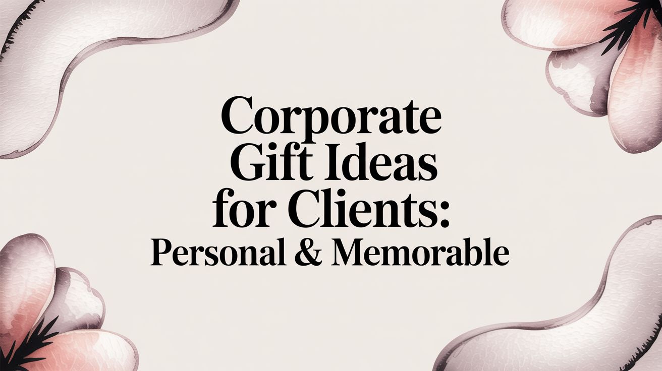 Corporate Gift Ideas for Clients: Personal & Memorable
