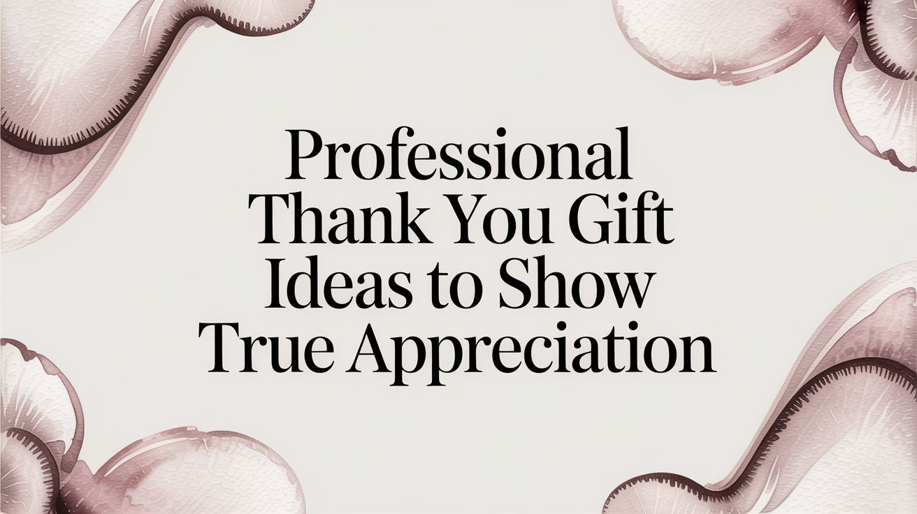 Professional Thank You Gift Ideas to Show True Appreciation