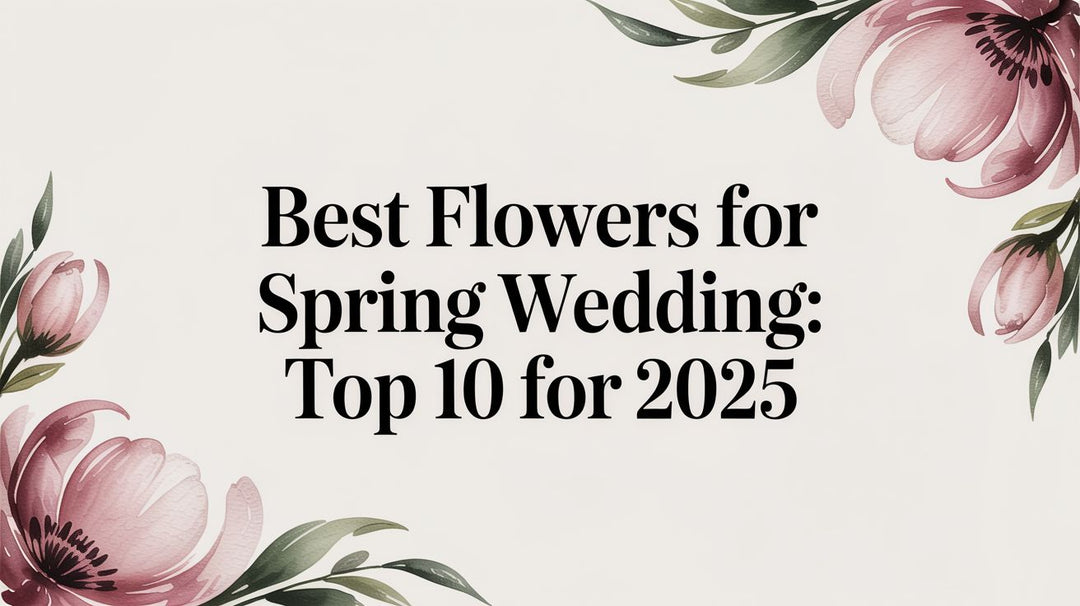 Best flowers for spring wedding: Top 10 for 2025