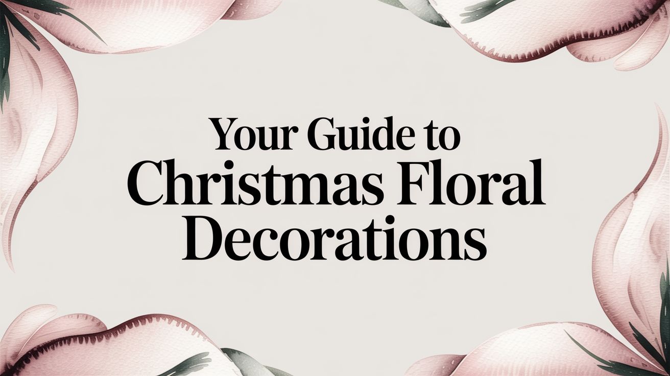 Your Guide to Christmas Floral Decorations