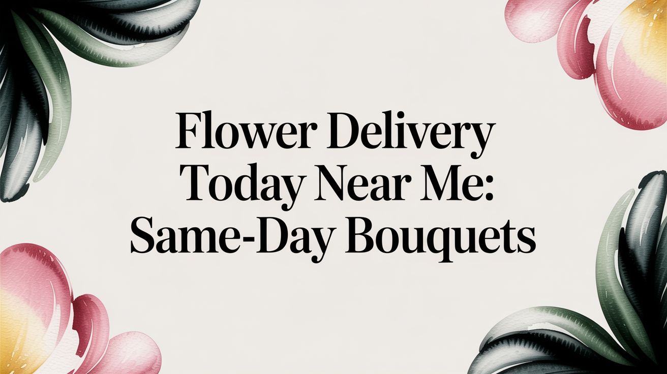 flower delivery today near me: Same-Day Bouquets