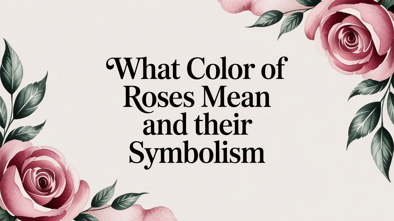 What Color of Roses Mean and Their Symbolism