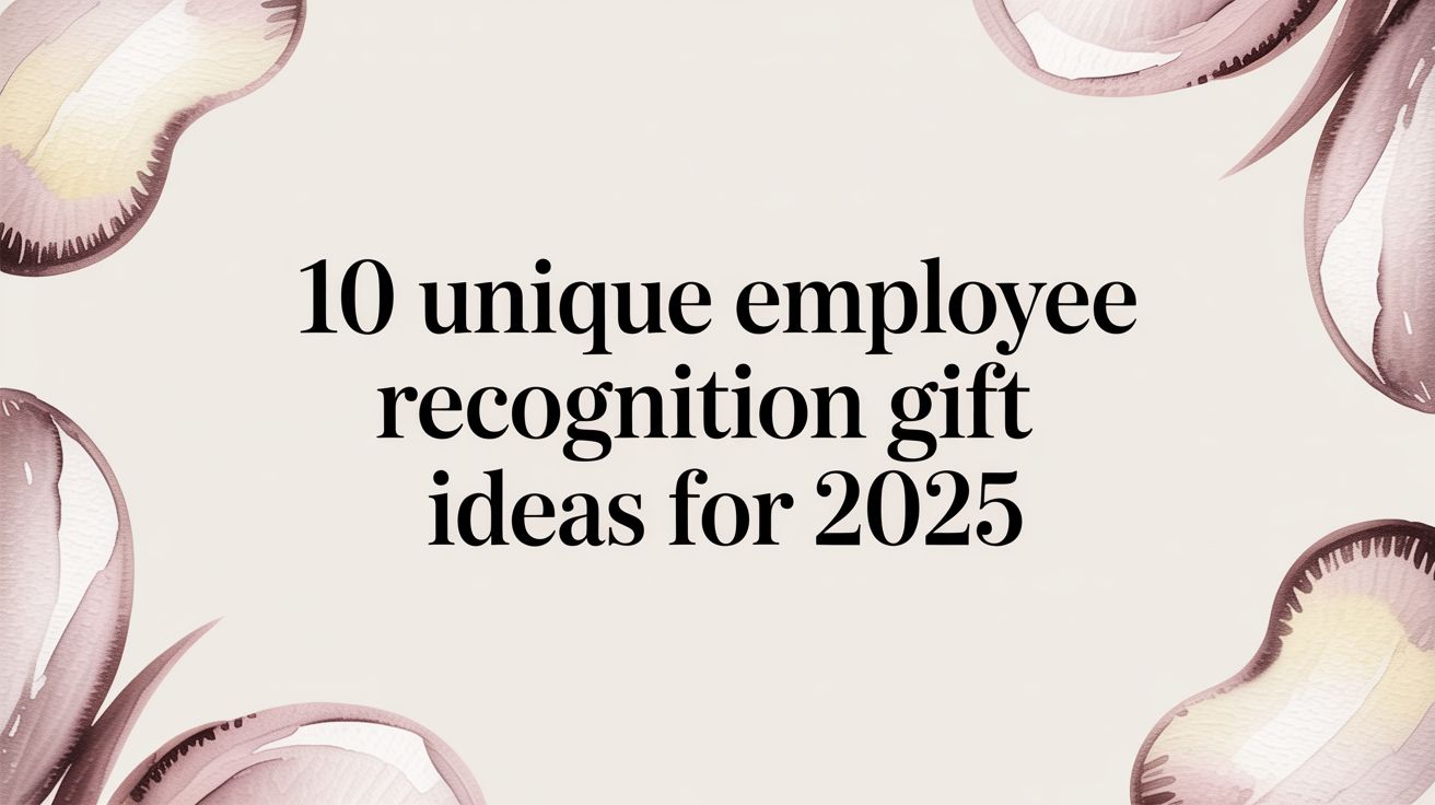 10 Unique Employee Recognition Gift Ideas for 2025