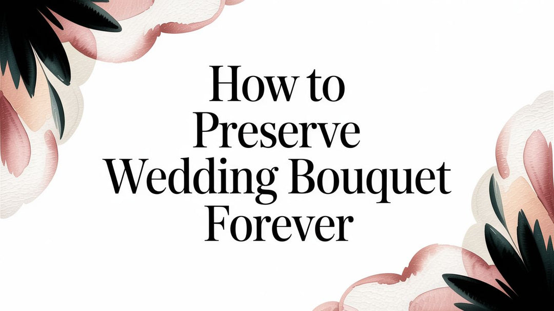 How to Preserve Wedding Bouquet Forever