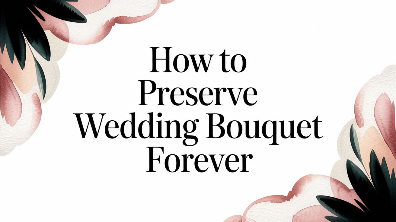 How to Preserve Wedding Bouquet Forever