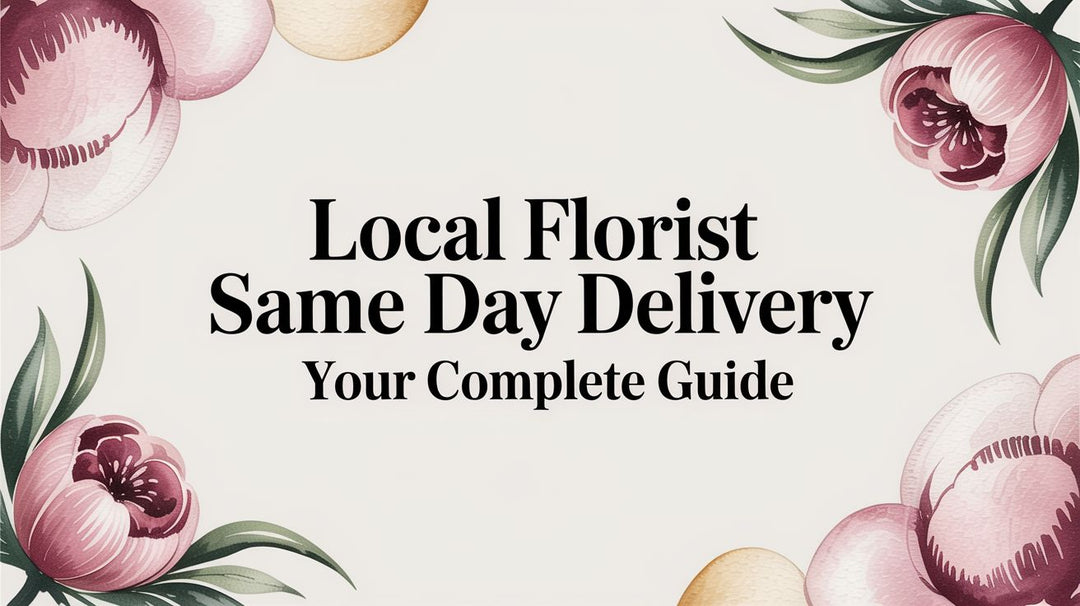 Local Florist Same Day Delivery Your Complete Guide