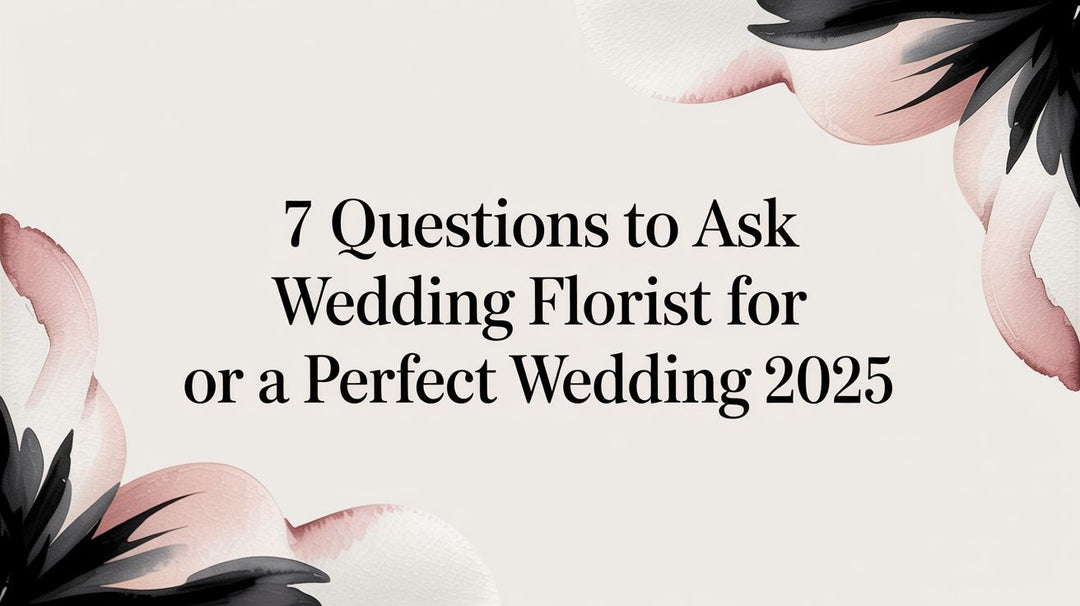 7 Questions to Ask Wedding Florist for a Perfect Wedding 2025