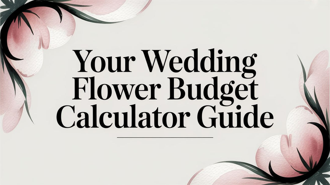 Your Wedding Flower Budget Calculator Guide