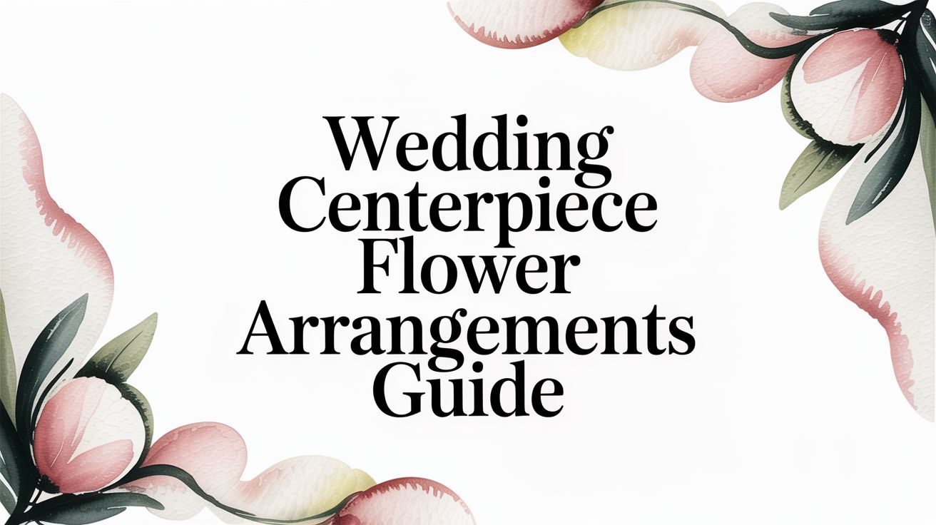 Wedding Centerpiece Flower Arrangements Guide