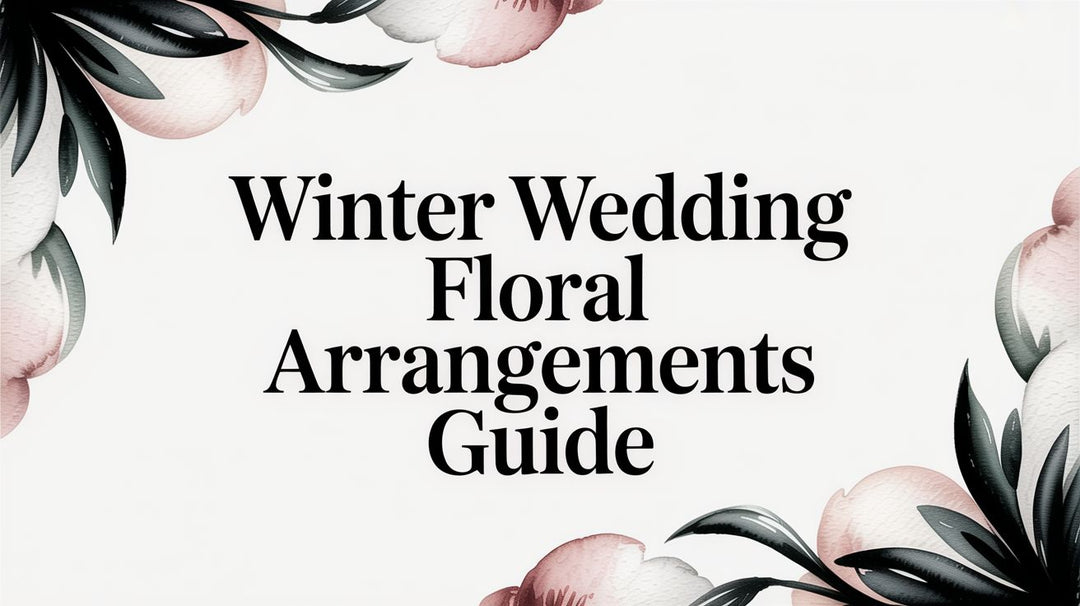 Winter Wedding Floral Arrangements Guide