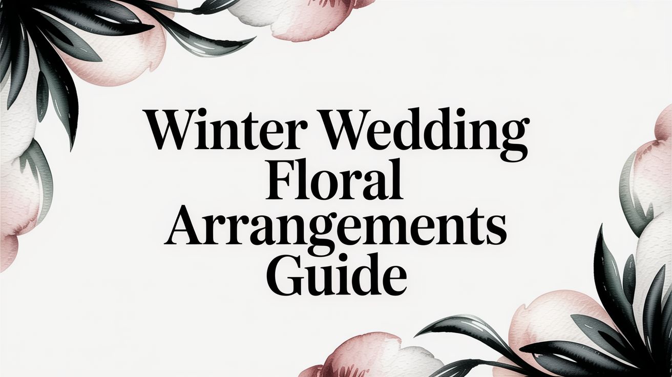 Winter Wedding Floral Arrangements Guide