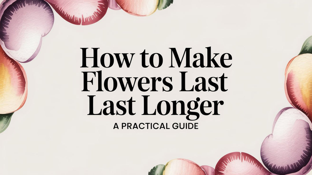 How to Make Flowers Last Longer A Practical Guide