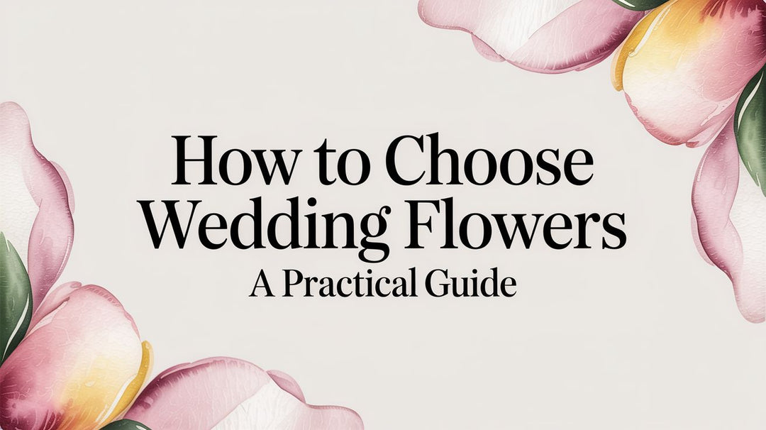 How to Choose Wedding Flowers A Practical Guide