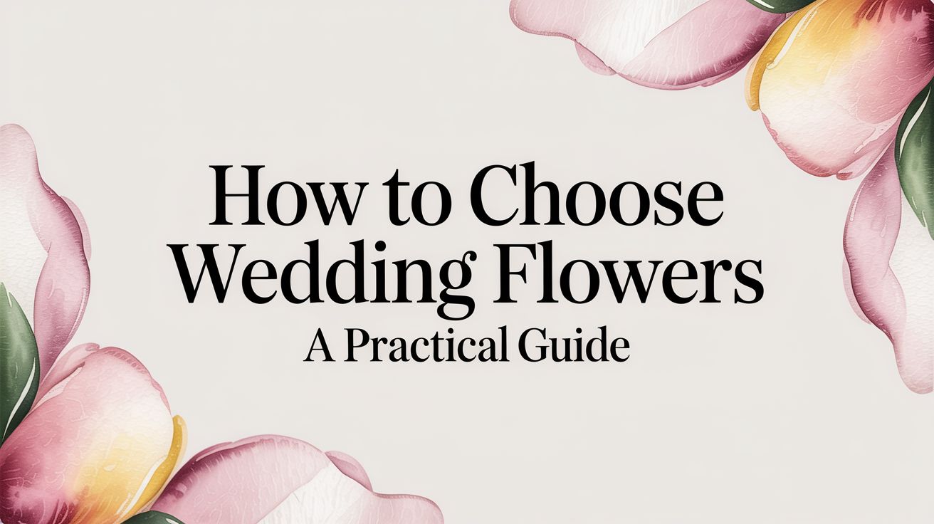 How to Choose Wedding Flowers A Practical Guide
