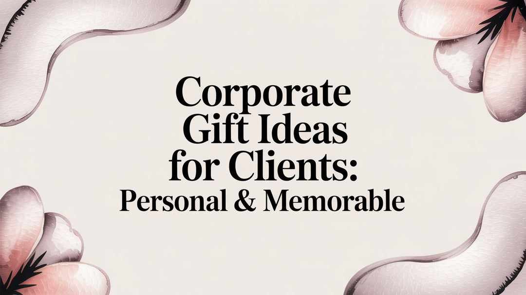 Corporate Gift Ideas for Clients: Personal & Memorable