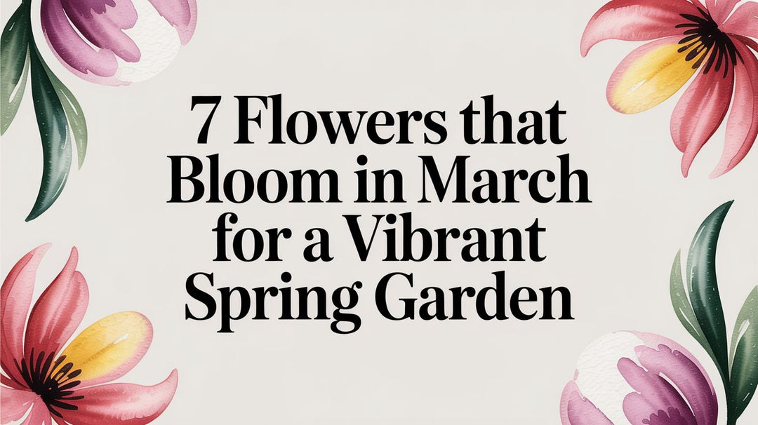 7 Flowers That Bloom in March for a Vibrant Spring Garden