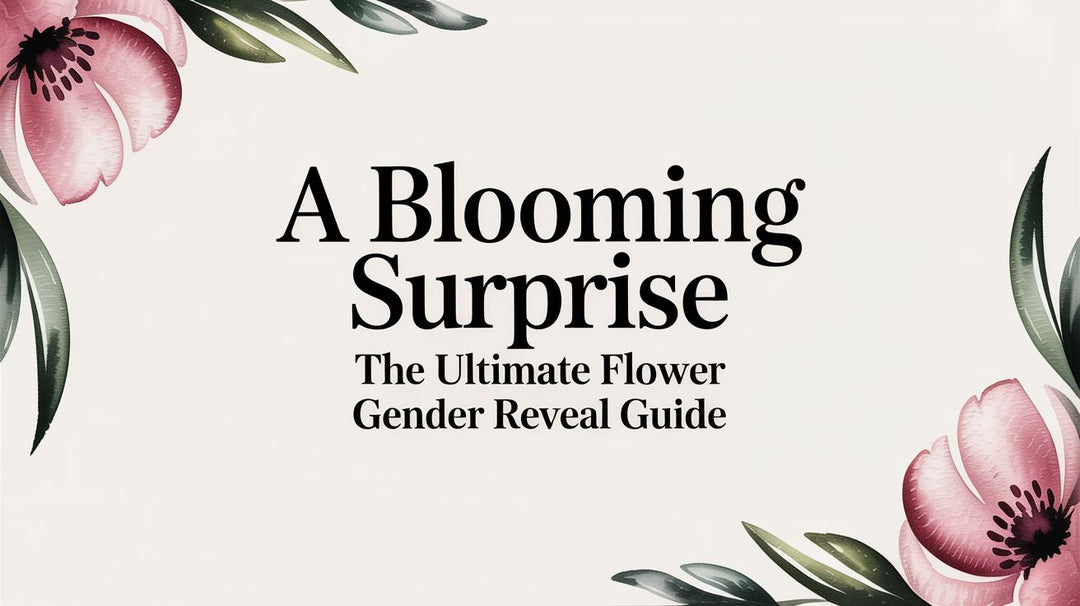 A Blooming Surprise The Ultimate Flower Gender Reveal Guide