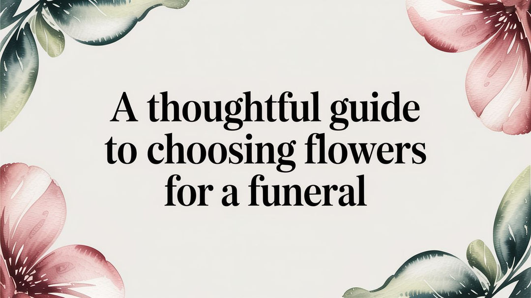 A Thoughtful Guide to Choosing Flowers for a Funeral
