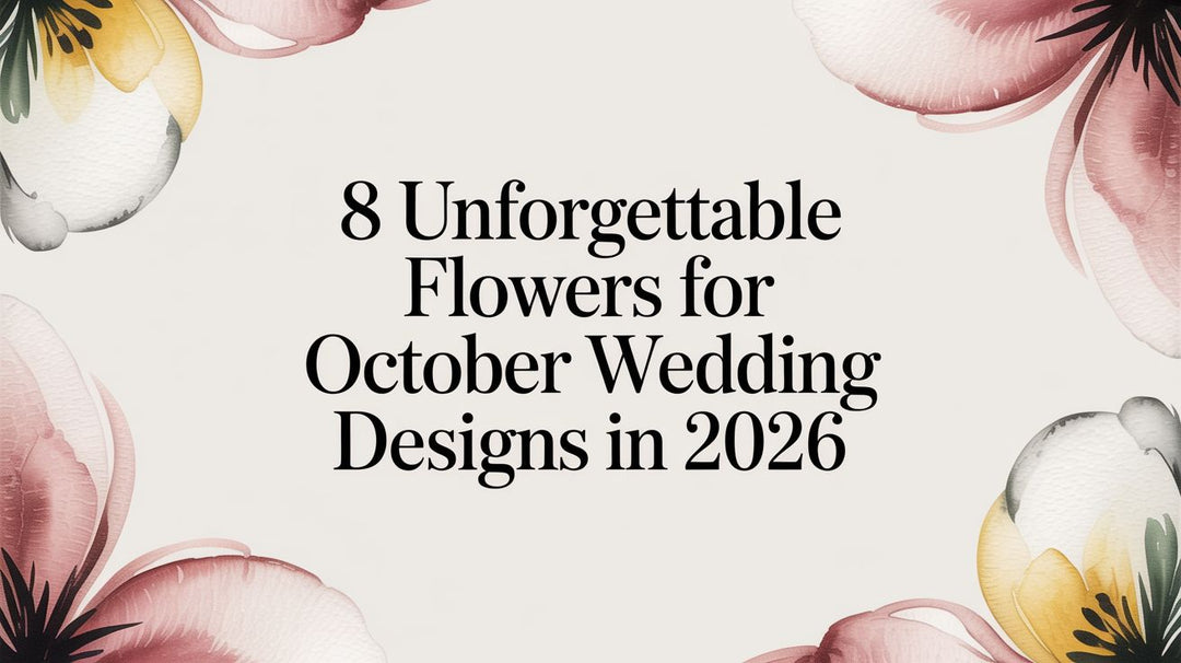 8 Unforgettable Flowers for October Wedding Designs in 2026