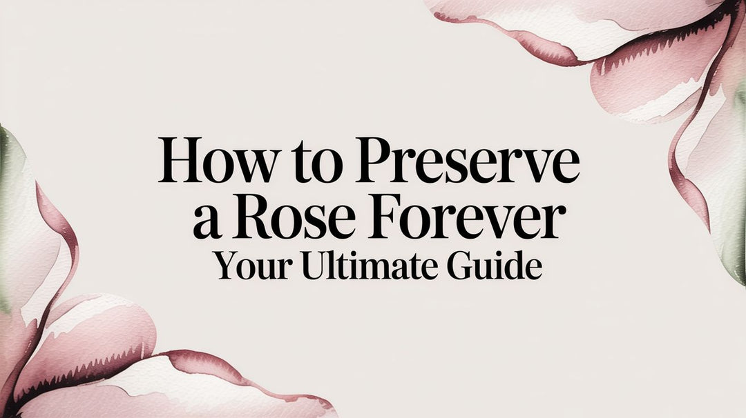 How to Preserve a Rose Forever Your Ultimate Guide