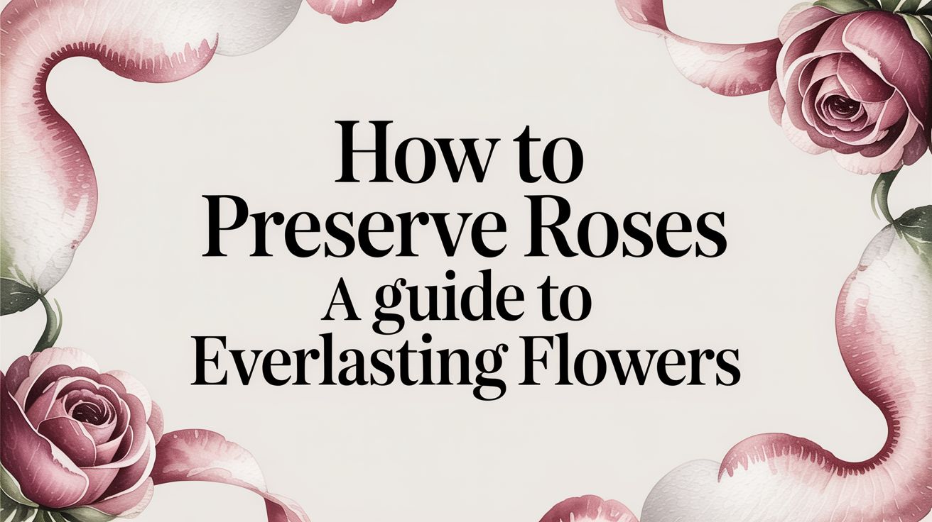 How to Preserve Roses A Guide to Everlasting Flowers