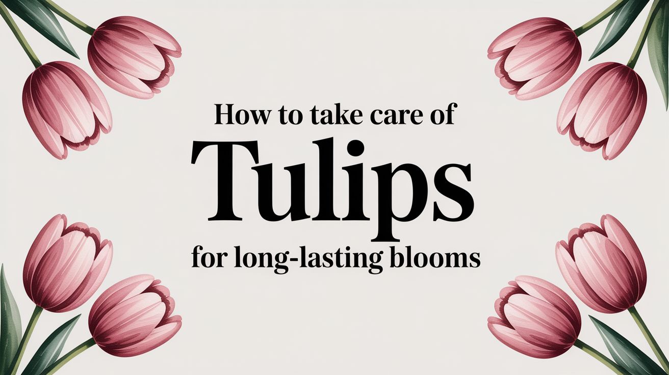 How to Take Care of Tulips for Long-Lasting Blooms