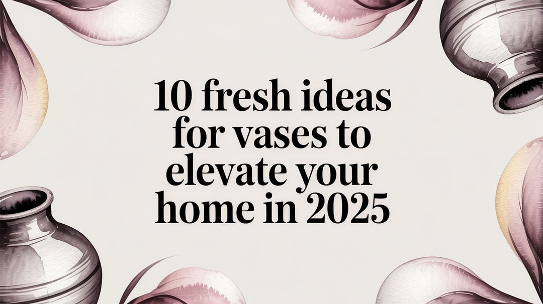 10 Fresh Ideas for Vases to Elevate Your Home in 2025