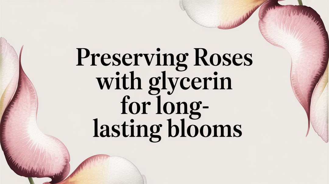 Preserving Roses With Glycerin For Long-Lasting Blooms