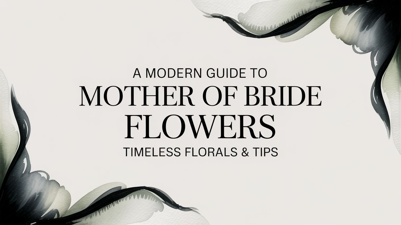 A Modern Guide to mother of bride flowers: Timeless Florals & Tips