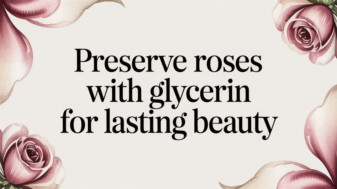Preserve Roses with Glycerin for Lasting Beauty