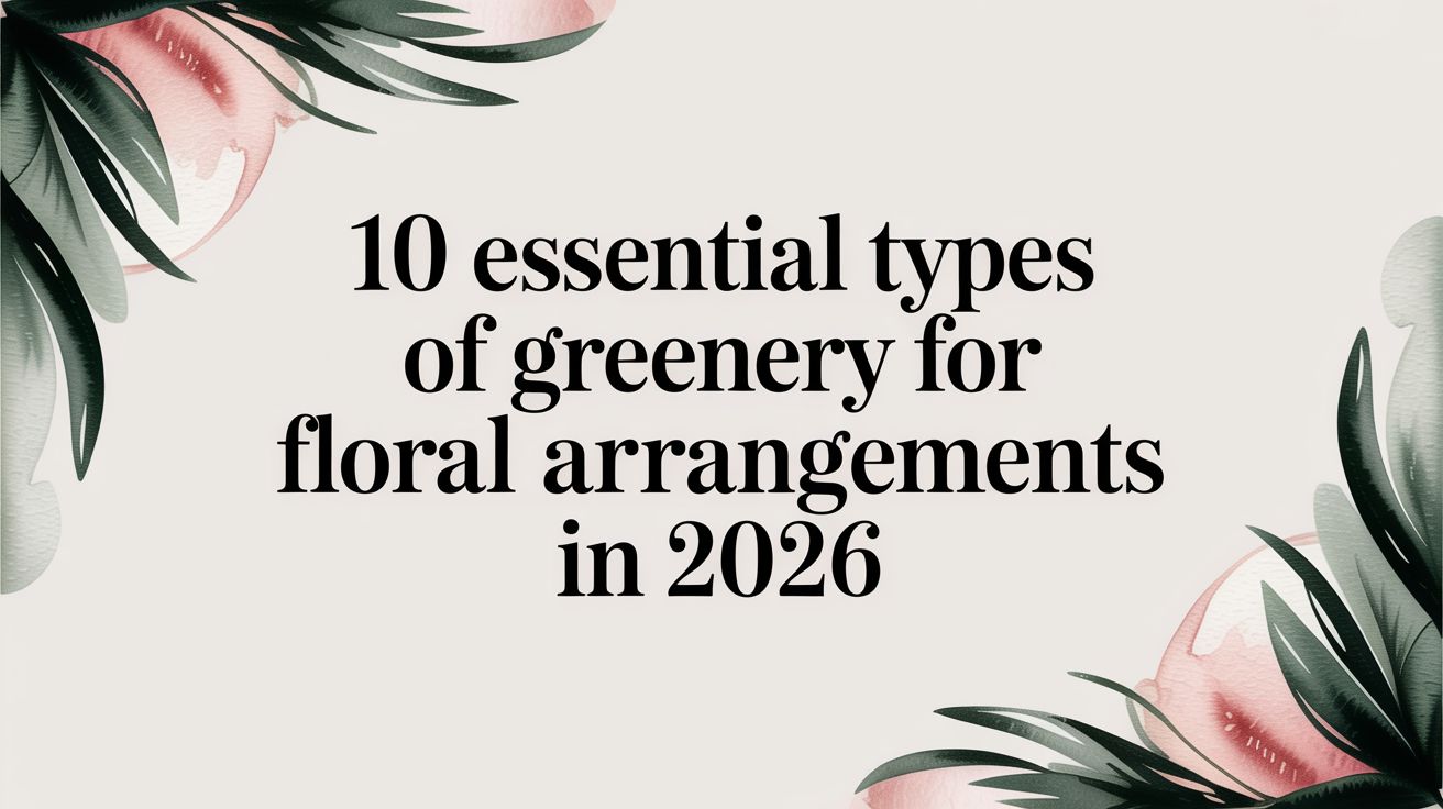 10 Essential Types of Greenery for Floral Arrangements in 2026