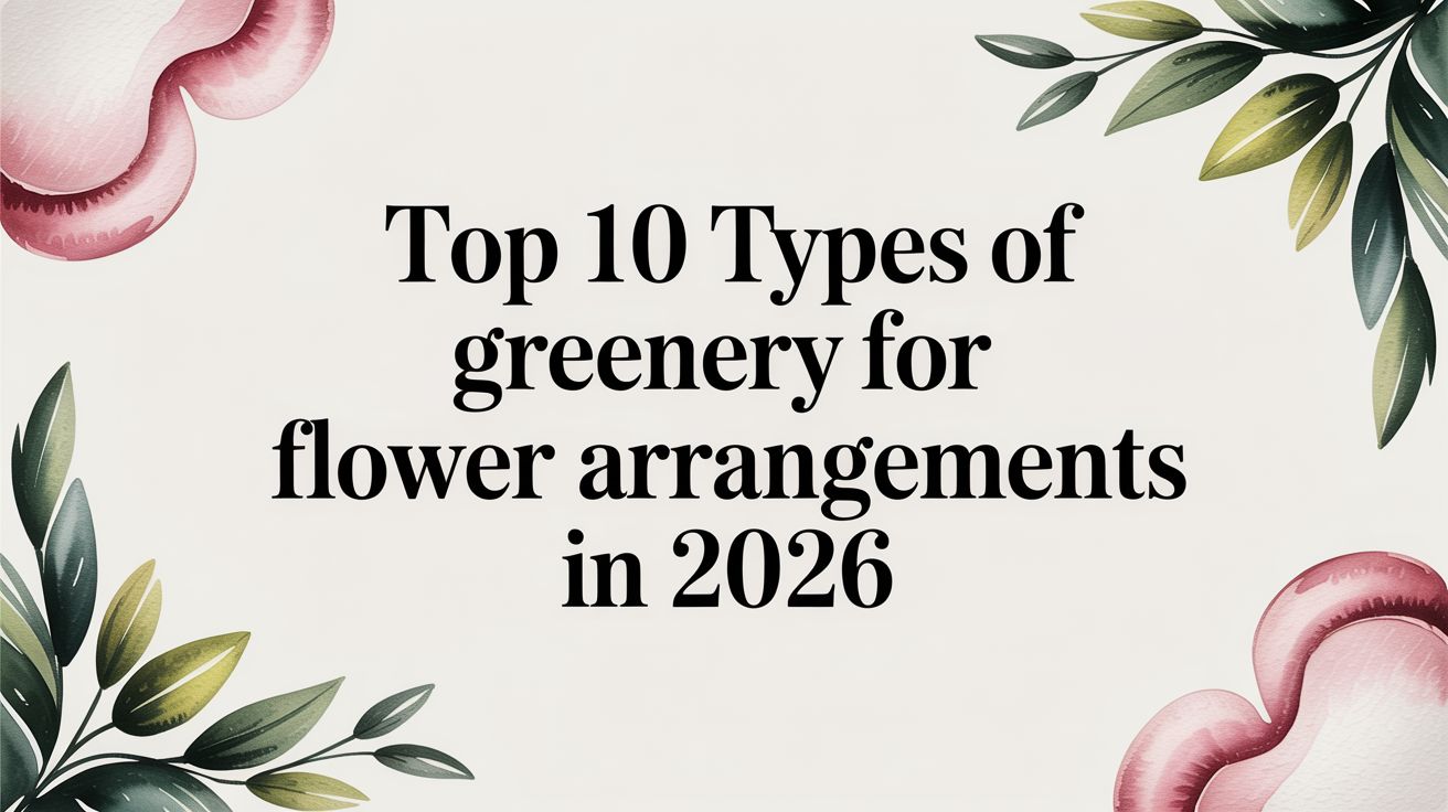 Top 10 Types of Greenery for Flower Arrangements in 2026