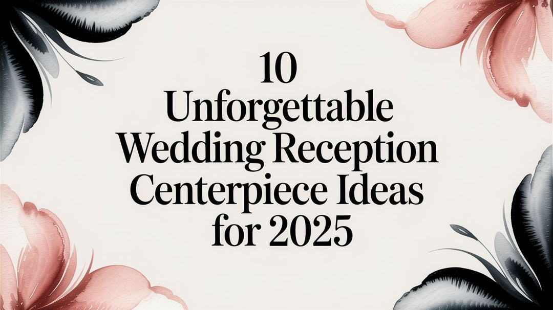 10 Unforgettable Wedding Reception Centerpiece Ideas for 2025