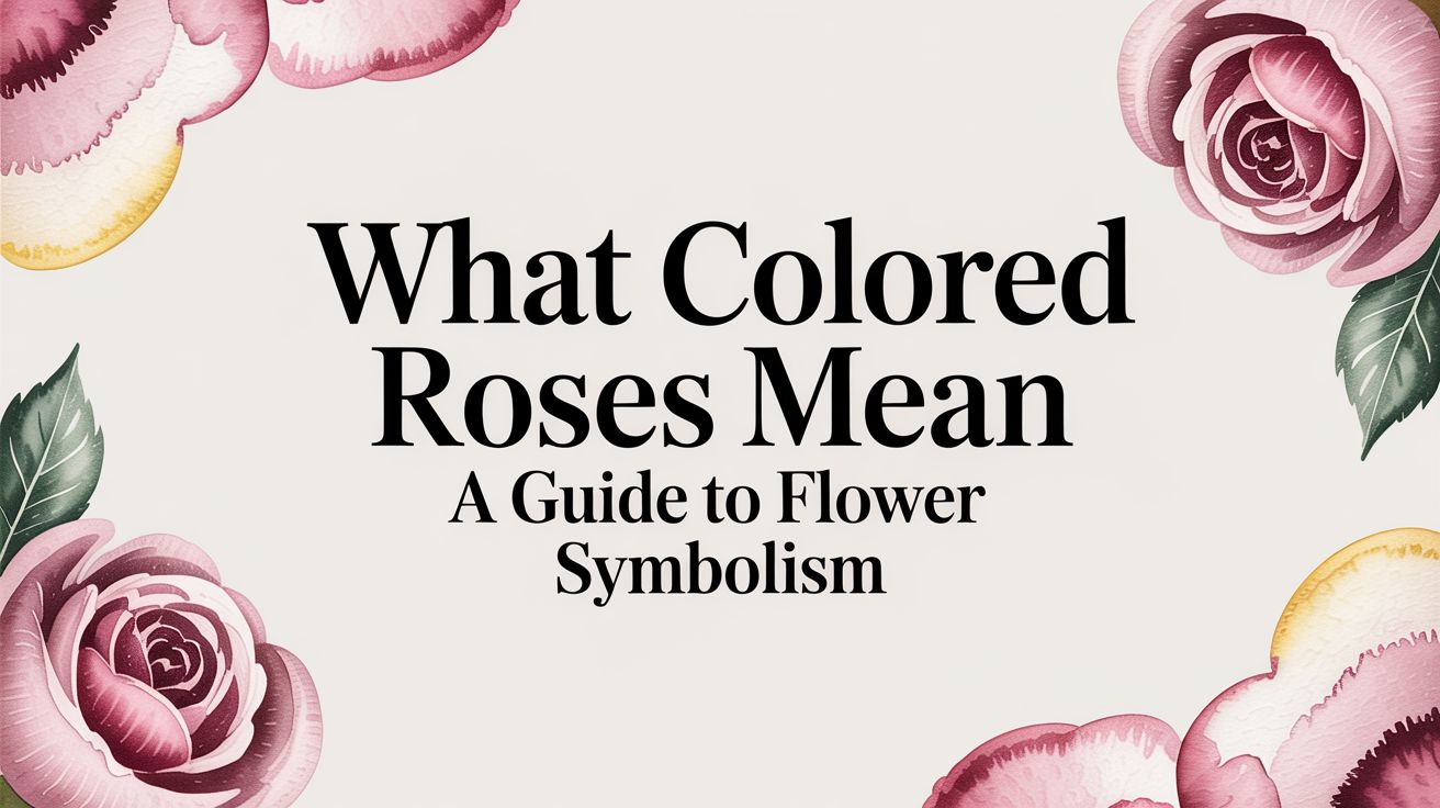 What Colored Roses Mean A Guide To Flower Symbolism