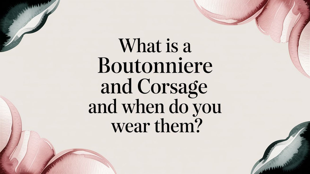 What Is a Boutonniere and Corsage and When Do You Wear Them