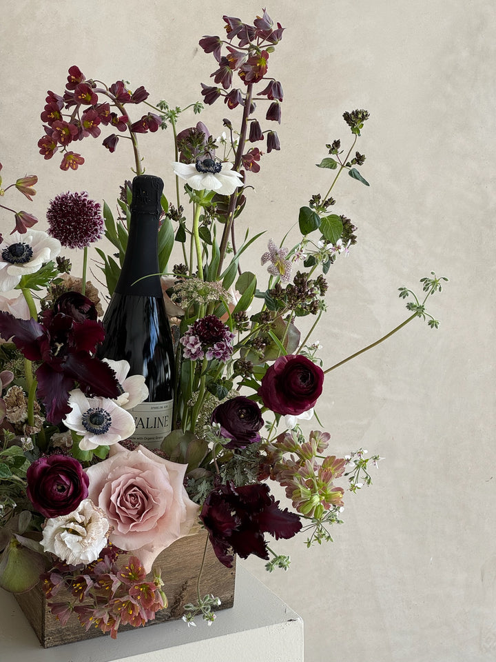 Wine + Flowers