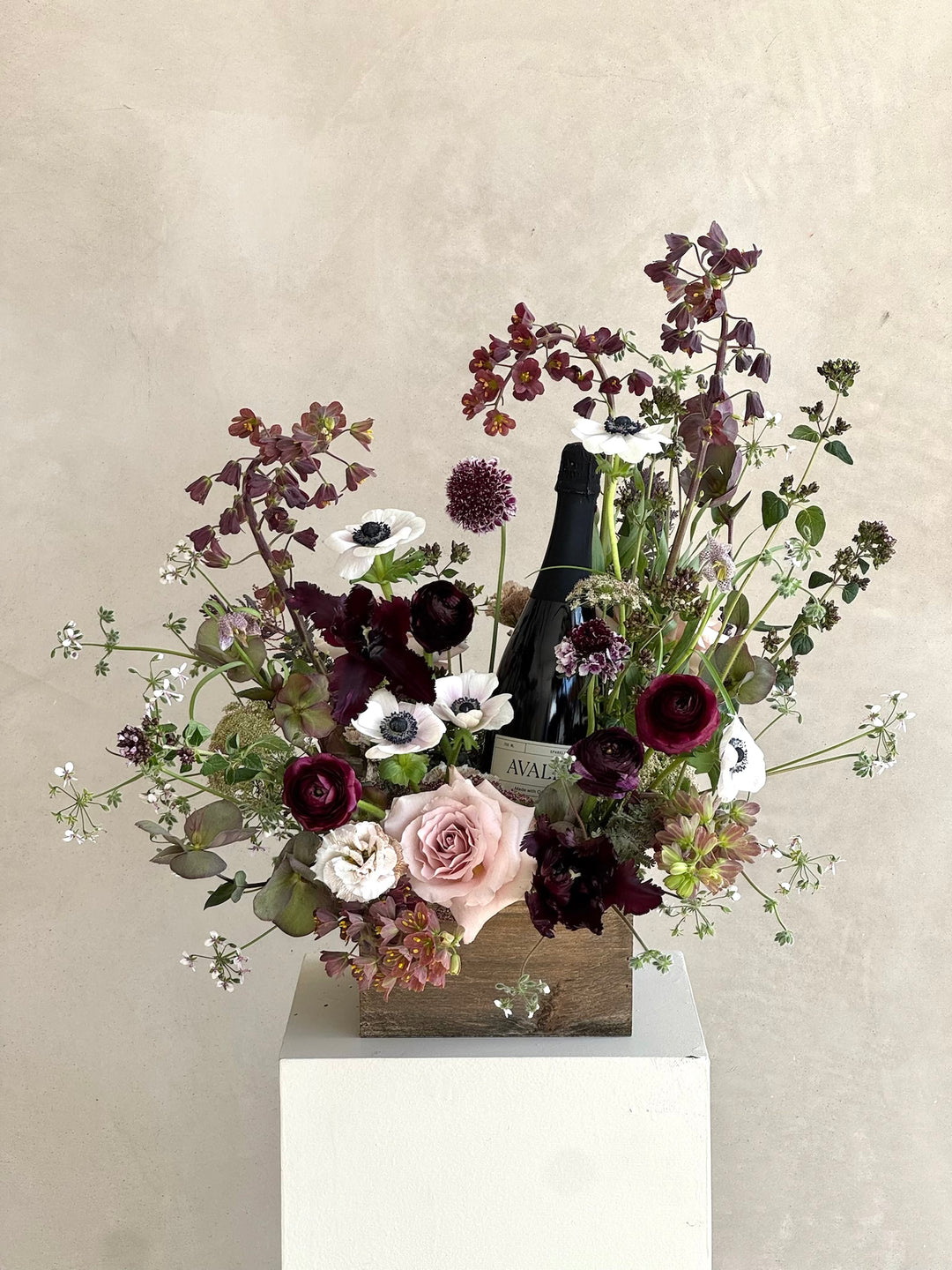 Wine + Flowers