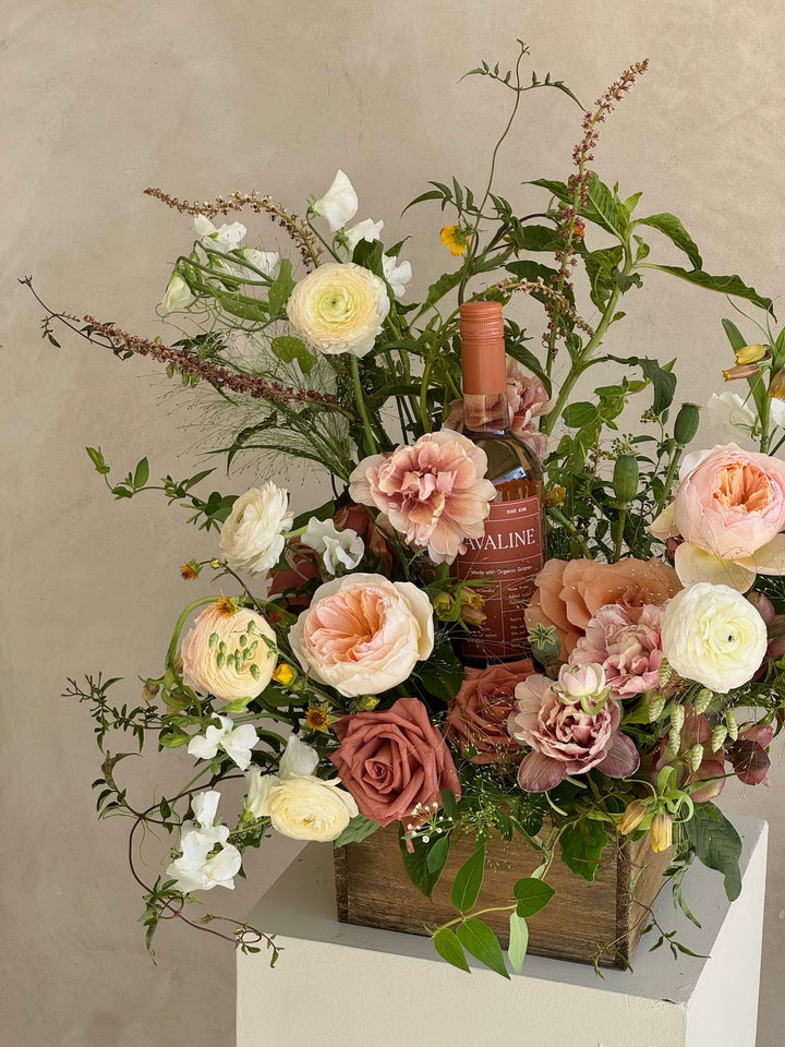 Wine + Flowers